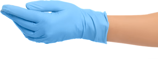 Provider and patient hands reaching toward each other